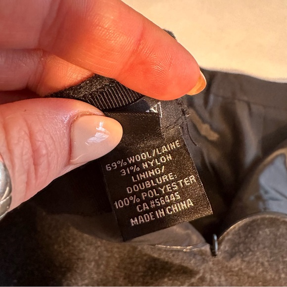 J. Crew Charcoal Gray Wool Blend Skirt Size 8 - Picture 7 of 11